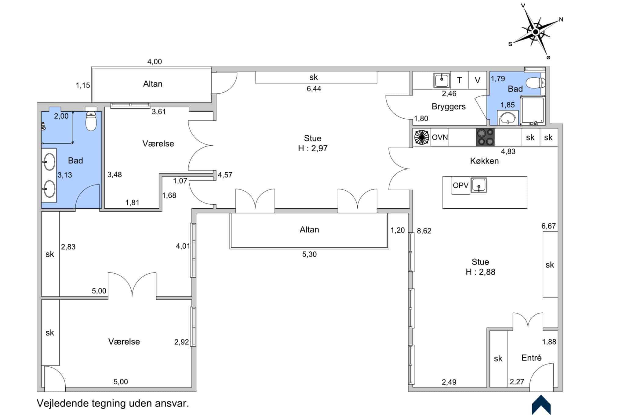 Plantegning Bredgade 35